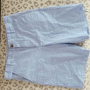 Janie and Jack boys seersucker shorts